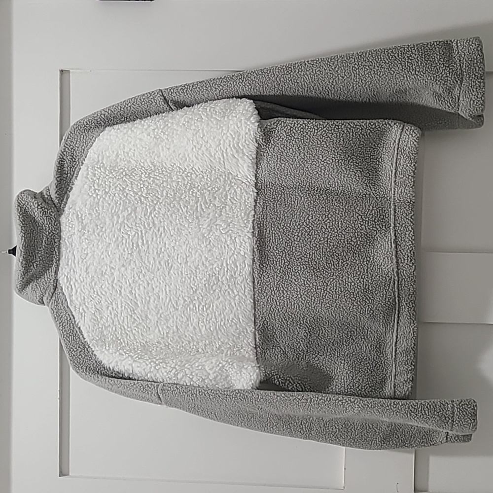 Columbia Lodge Sherpa Pullover in Dove Gray / Crushed Clay Sz S-NWT - Picture 4 of 4